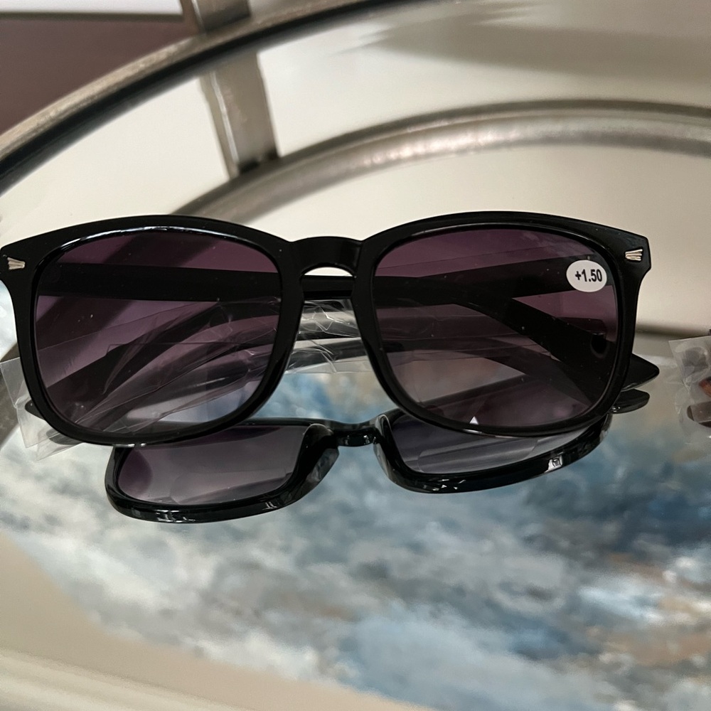 Womens Bifocal Reading Sunglasses Classic Readers Anti Glare UV400 +1.5 Strength - Picture 5 of 6